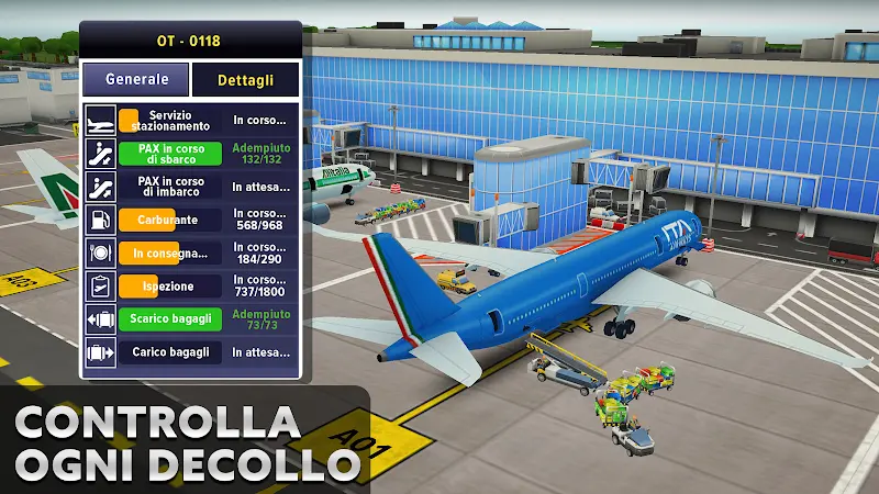 Screenshot ufficiale di Airport Simulator: Plane City